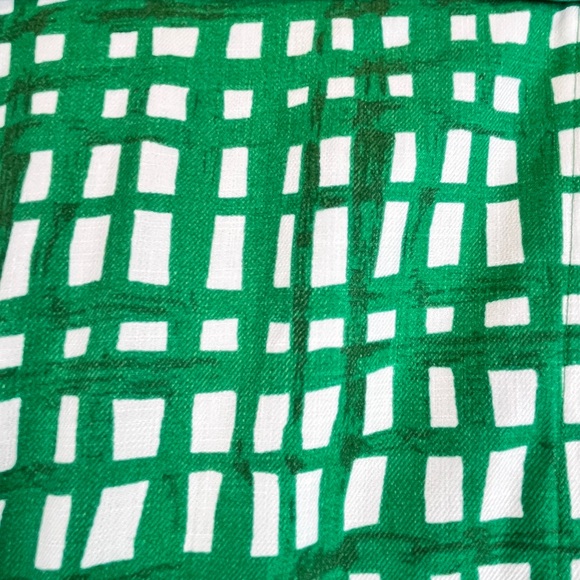 Cabi Circuit Jacket Green White Trench Coat Jacket Linen Blend Sz XS - Picture 12 of 16